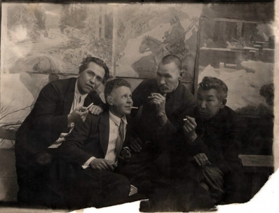 Редкий совместный кадр двух художников антагонистов – Гуркина и Чевалкова